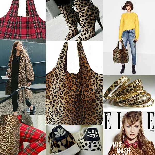 Tartan Leopard Bag